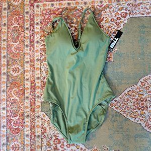 NWT TA3 Swim Plungey One Piece